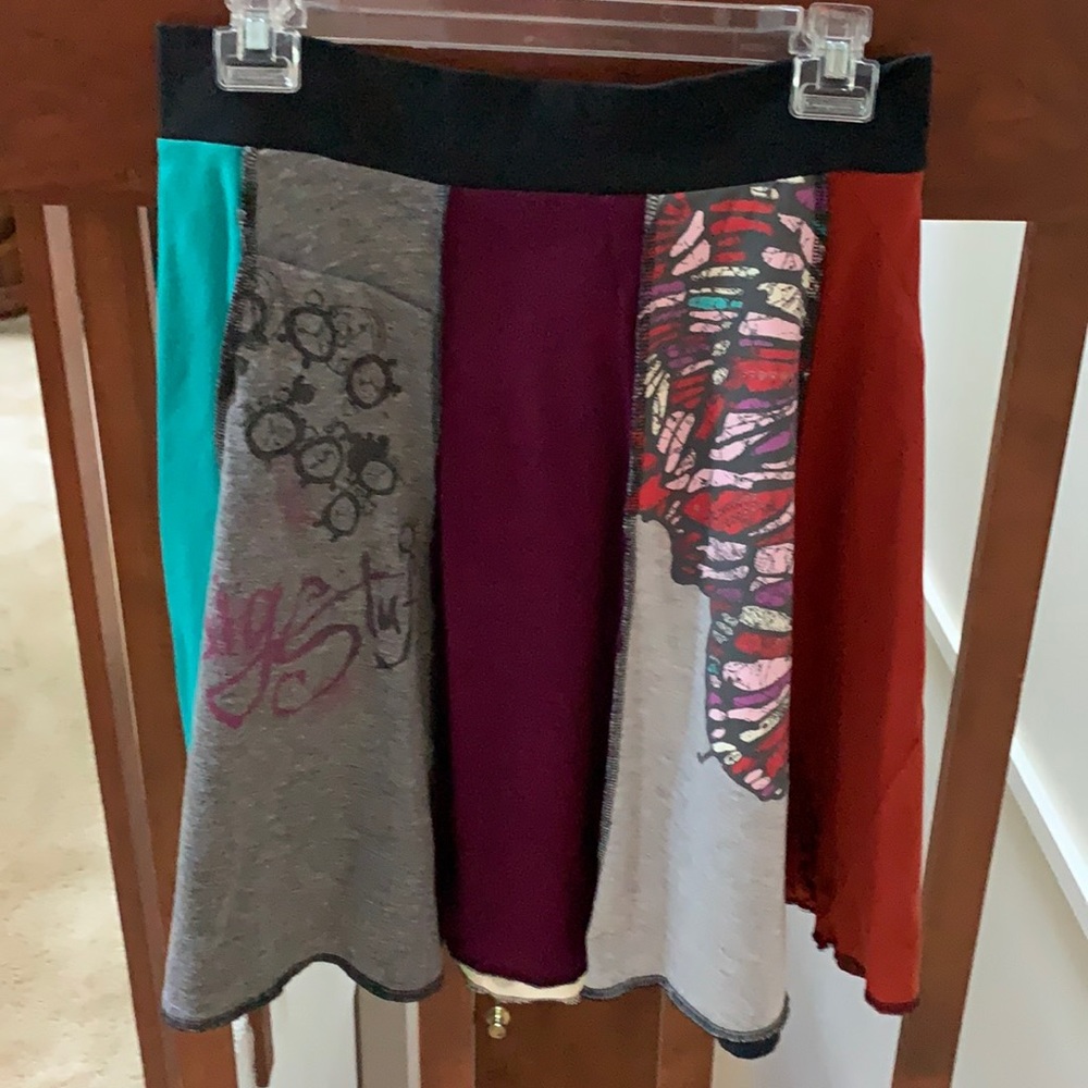 Boho 9 panel artesian made fun skirt